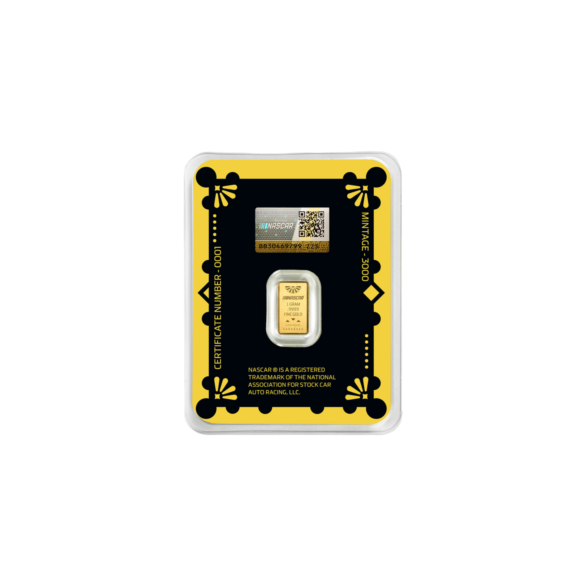 2025 1 Gram Gold Bar PAMP Suisse - NASCAR Mexico International Cup
