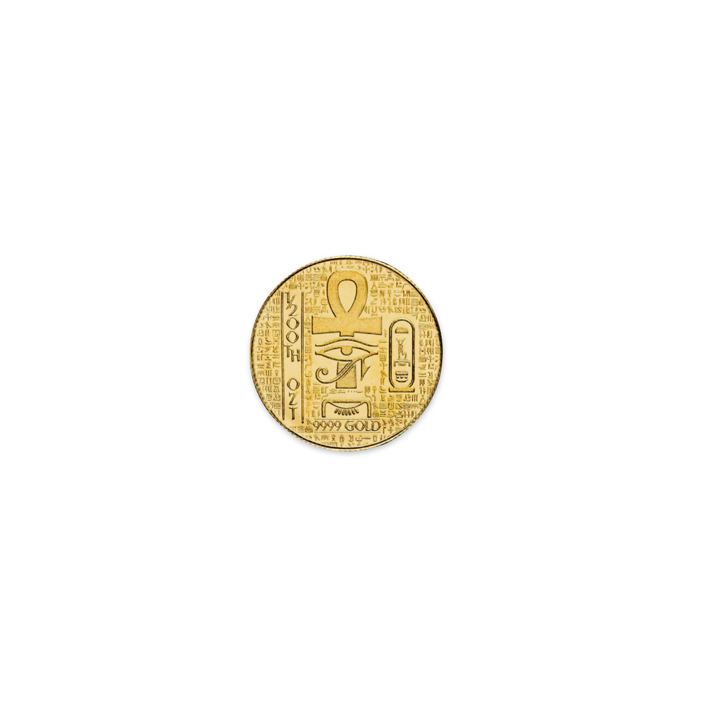 Monarch Metals 1/200 Oz. Gold Egyptian King Tut Round