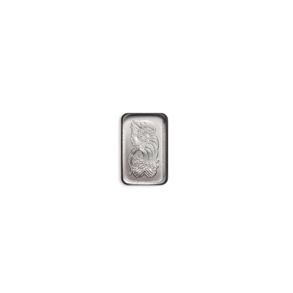 1 gram Platinum Bar - PAMP Suisse Lady Fortuna