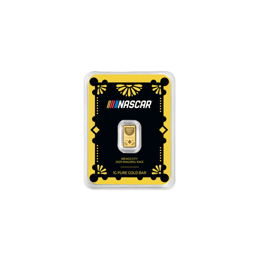 2025 1 Gram Gold Bar PAMP Suisse - NASCAR Mexico International Cup