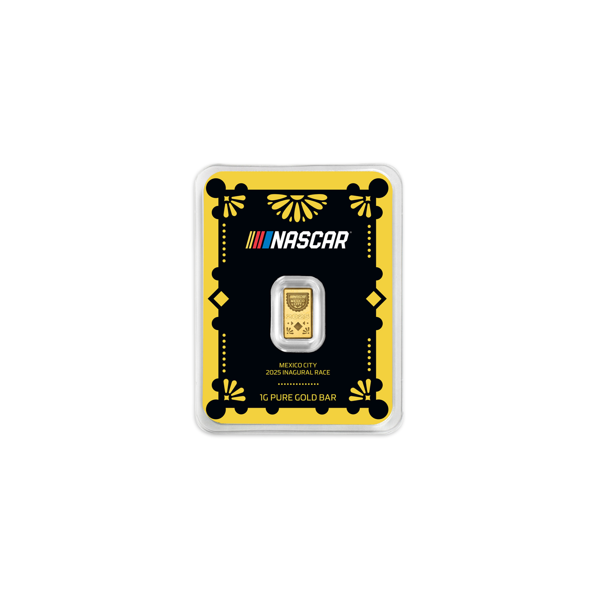 2025 1 Gram Gold Bar PAMP Suisse - NASCAR Mexico International Cup
